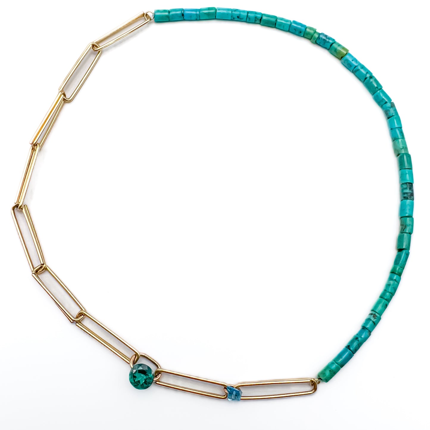 LAGOON NECKLACE TOPAZ
